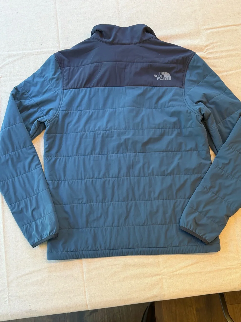 The North Face Men's Mountain sweatshirt pullover-Two-Tone Blue , Adult Small